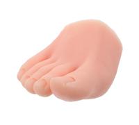 Pied D'entraînement en Silicone Beige pour Nail Art, Réutilisable
