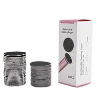 Pied disque de papier abrasif, 60pcs/boîte Pied de rechange jetable Disques de papier de ponçage Disque disque pour outil de pédicure de meulage de fichier de pied électrique