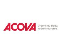 Pied double console amovible blanc Vuelta - Acova 722391