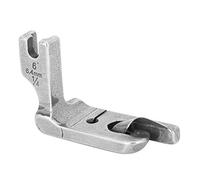 Pied d'ourlet industriel pour machine à coudre à point noué, accessoires, pied d'ourlet plat roulé 1/4, pied presseur de couture d'un quart de pouce pour machines à coudre