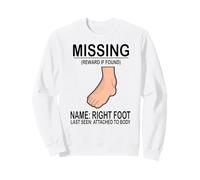 Pied Droit manquant - Amputé du Pied Droit Cool Sweatshirt