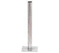 Pied droit poteau droit Optex 600mm