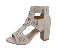 Pied E Femme Été Sandales Compensees Femme Confortable Mules Été Plateforme Bout Ouvert Rome Chaussures Vintage Pantoufles Sandales De Randonnée Avec Scratch Sport Confortable Pour Extérieur