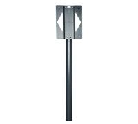 Pied H.115 x l.3 x P.3 cm, gris