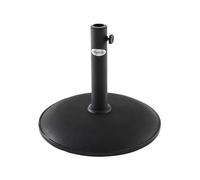 Pied En Béton Pour Parasol Droit 15 Kg Noir - Hespéride Noir