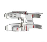 Pied Guide Fente Métallique Pour Machine pour pfaff Quilting | Acier solide pour durable, guide de ligne pour précis, compatible pour pfaff 820542-096, idéal quilting, topstitching