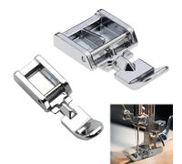 Pied Machine A Coudre,Alliage de Zinc Pied Fermeture Invisible,Pieds Presseur Fermeture Eclair 2 Pièces Pied Machine A Coudre Fermeture Eclair pour Brother,Babylock,Singer,Janome, Euro-Pro,Kenmore