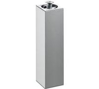 Pied meuble carré HETTICH réglable acier mat gris Gris