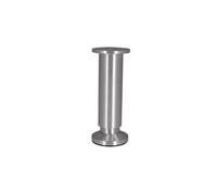 Cime Pied de meuble réglable en aluminium brossé rond 38 mm 150 mm