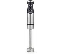 Pied Mixeur HAEGER Titan - 1100W, 2 Vitesses + Turbo, LED Bleue Inox