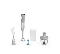 Moulinex Mixeur plongeant, Technologie de lames Powelix, Mode silencieux, 20vitesses, Lames pour glace pilée, Mode turbo, Pare-éclaboussures, Hachoir, Quickchef+ DD67EB10, Gris