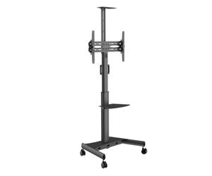 Pied mobile pour écran de 32" à 65" avec support pour caméra