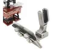 Pied multifonctionnel réglable multifonctionnel avec élastique, pour machine à coudre, pour boucler, border, invisible enroulé