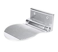 Pied Mural Repos pour Douche, Aluminium Non Glissant Pliable étape d'aspiration étape pédicure Stand de Salle de Bain pédale pour la Salle de Bain de l'hôtel à la Maison (Argent)