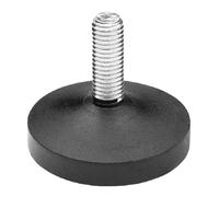 Pied niveleur Fortaps 45-40 M8 - Réglable - Noir