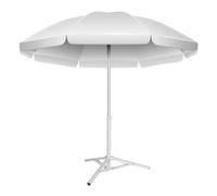 Pied parapluie pliable 3 pieds GenÃ©rico Blanc 8x45x8 cm