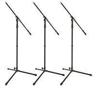 Pied Perche de Micro par Gear4music, lot de 3