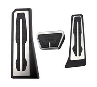 Pied Plaques Couvercle Pédale Antidérapant Frein À Gaz Repose-pédales Tampon D'embrayage Pour Série 5 F10 F11 523i 528i 530i 535i 550i 2011 - 2017 LHD(3Pcs AT with rest)