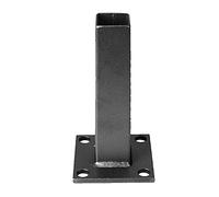 Pied-platine de fixation tube 35x35 embase 80x80 pour tube 40x40