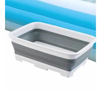 Pied pliable pour piscine - Lave-pieds portable 37 x 27 x 11,85 cm, en PP résistant avec base antidérapante pour un nettoyage sûr | Accessoire de voyage en plein air pour la plage