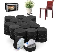 Pied Pot de Fleur Invisible,40 Pièces Auto-adhésif Rond Pied en Eva Antiderapant Pied Pot de Patin Pads De Fleur Invisible pour Jardin pour Surélever Les Plantes Intérieur Extérieur