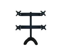 Pied pour 4 écrans LCD NEWSTAR Tilt/Turn/Rotate Quad Desk Stand FPMA-D700DD4 - Noir - Taille d'écran : 19""-30""