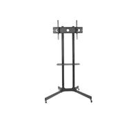 Pied pour écran plasma - techly - Noir - Taille d'écran : 30"-65" - Au sol