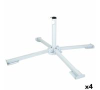 Pied pour parasol Aktive EPS 85 x 31 x 85 cm Blanc plastique éponge (4 pièces)
