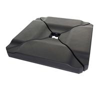 Accessoire parasol Mendler Pied pour parasol déporté à pied croisé, capacité maximale 80 kg