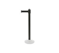 Pied pour poteau à corde rétractable corde nylon noire 100cm (corde210cm) (socle NON inclus) Securit G