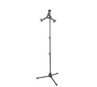 Pied pour tablette - K&M 19793 - Noir - Hauteur réglable 70-155 cm