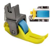 Pied presseur à rouleau pour machine à coudre, pied à ourlet étroit de 2 mm, design résistant à l'usure, lisse sur cuir, denim et tissu, accessoire universel à tige basse