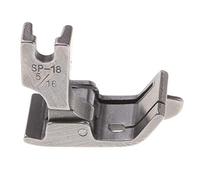 Pied presseur articulé pour machine à coudre industrielle avec guide droit SP-18 Taille 5, taille 5/16