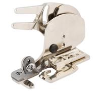 Pied presseur en métal pour coupeurs latéraux, compatible avec machines à coudre CY-20 et domestiques avec levier bas/haut, fonction surpiqûre et reliure des bords, 6 x 2,5 x 3,8 cm, argenté