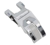 Pied presseur pour cuir épais et robuste pour tissu multicouche, jeans, toile et velours côtelé. Mécanisme à ressort qui glisse sur les coutures et ourlets encombrants. Pied presseur à tige basse