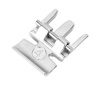 Pied presseur pour fermeture éclair avec IDT, pied presseur à clipser pour machine à coudre PFAFF, pied de fermeture éclair en acier inoxydable pour un placement droit, accessoire de machine à coudre