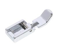 Pied Presseur pour Machine à Coudre, Fermeture Éclair Étroite Argenté | Pied Passepoil, Installation Facile, Couture de Vêtements, Bords de Tissu, Usage Domestique