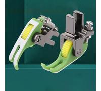 Pied presseur rouleau plastique pour machine à coudre Jack & Industrial Single Needle Lock - Pied ourlet réglable avec cadre en métal Spring-Lo