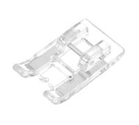 Pied Presseur Transparent pour Machine à Coudre, Finition des Bords Tissu | Métal et Plastique, Visibilité Claire des Points, Soutien aux Motifs Décoratifs, pour Débutants et Couture Maison
