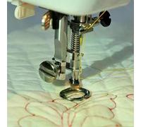 Pied presseur universel pour machine à coudre, bout ouvert, mouvement libre, pour repriser, quilting,