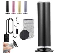 Pied,Rapeuse Pieds éLectrique,Ponceuse Pieds Electrique,Rotation à 360 DegréS,Plusieurs Vitesses RéGlables,Contient 60 Feuilles De Papier De Verre (Noir)