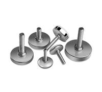 Pied Reglable Pour Meuble Pieds De Meubles Réglables En Acier Inoxydable, 1 À 100 Pièces, Niveleurs Base For Canapé, Table, Chaise, Armoire, Établi Nivellement Pied Reglable(M8x30x20mm,4 Pcs)