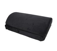 Pied Rest Black Ergonomic Hight Rajussible Mémoire de mousse Pétabe pour le bureau sous le bureau Soutien confortable Velboa Anti Slip Fabric 44x30x15cm