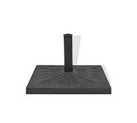 Pied Socle Base Carrée De Parasol Résine Noir 19 Kg Helloshop26 2202091 Multicolore