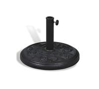 Pied Socle Base De Parasol Rond En Résine Noir 9 Kg Diamètre 38 Et 48 Mm Helloshop26 2202080 Multicolore