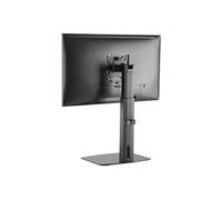 ACT Bras de Moniteur Simple Ressort à gaz jusqu'à 32", VESA 75/100mm, Support de Moniteur, Inclinaison 40° pivotant à 90° Rotation à 360°, Poids Max. 7KG - AC8331