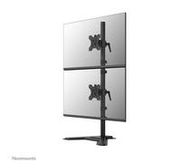 Neomounts DS45-600BL2V - Kit de montage (monitor stand) - pleine action - pour 2 écrans LCD - acier - noir - Taille d'écran : 10"-32" - montrable sur