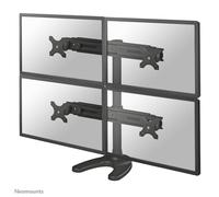 Neomounts Support bureau FPMA-D700DD4 4 écrans 19"-30" inclinable/pivotant/rotatif noir