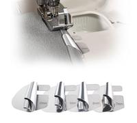 Pied Surjeteuse pour Machine à Coudre 4 pièces Pied de biche Universel pour Ourlet roulotté Pied de biche pour Ourlet roulotté Steadility Coudre des Points pour Usage Domestique ou Professionnel