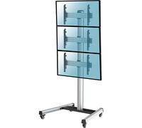 Pied TV Kimex Support à roulettes 3 écrans TV 40"- 65